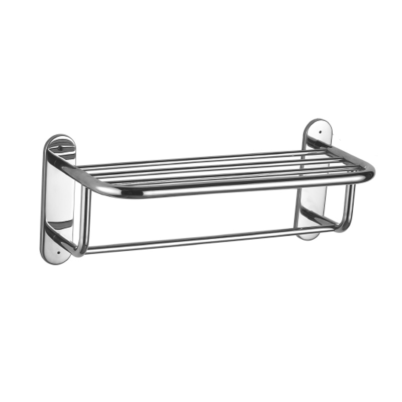 Estante para toallas de baño de acero inoxidable 304 montado en la pared, toallero de baño, toallero de baño 304-7