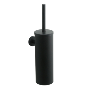 Soporte para escobilla de baño de acero inoxidable 304, negro, montado en la pared, soporte para escobilla de limpieza de inodoro, soporte para escobilla de limpieza de WC 5000-2